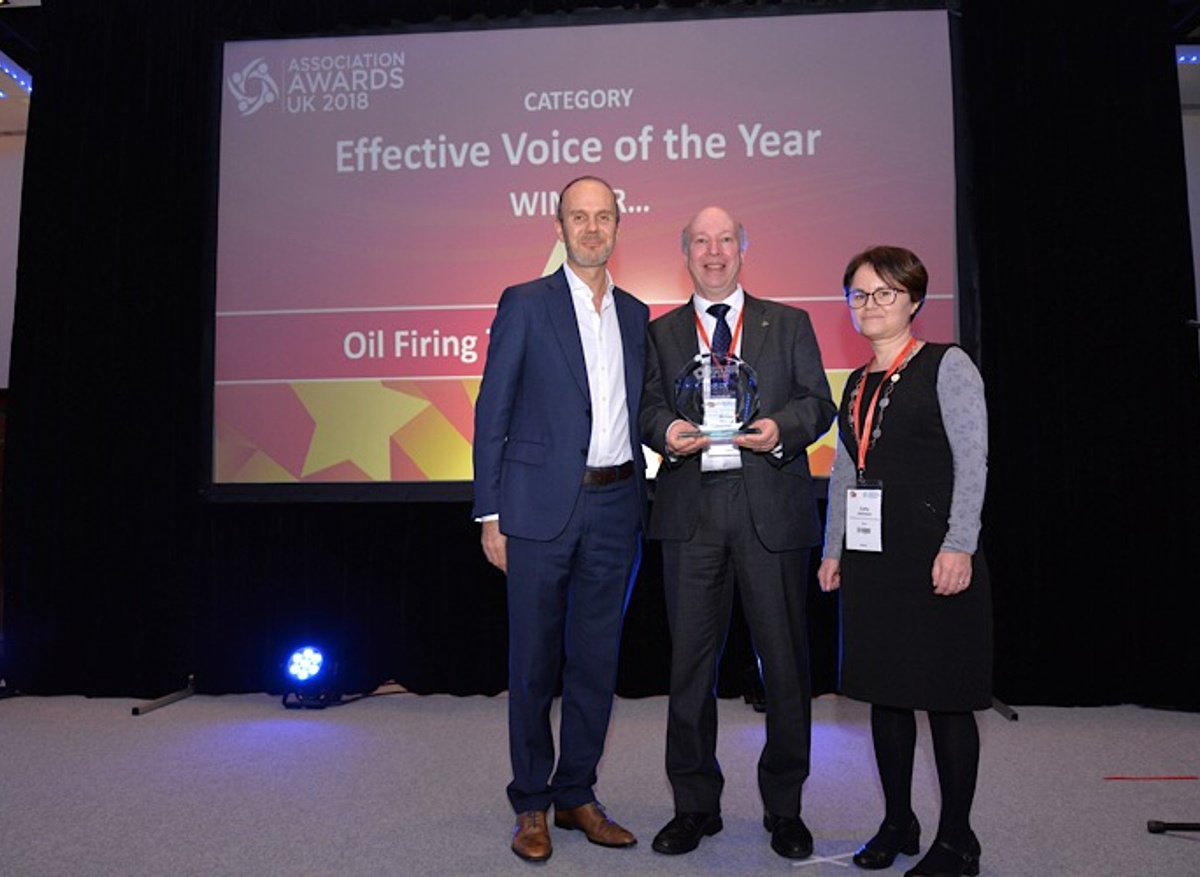 Winner, Effective Voice of the Year, Oil Firing Technical Association, 2018